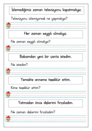 Cümlede Anlam Çalışması-2