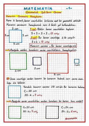 3. Sınıf 32. Hafta Etkinlikleri