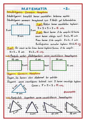 3. Sınıf 32. Hafta Etkinlikleri