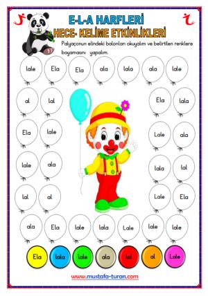 A- a Sound First Reading and Writing Activities