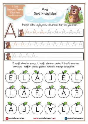 A- a Sound First Reading and Writing Activities