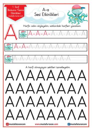 A- a Sound First Reading and Writing Activities