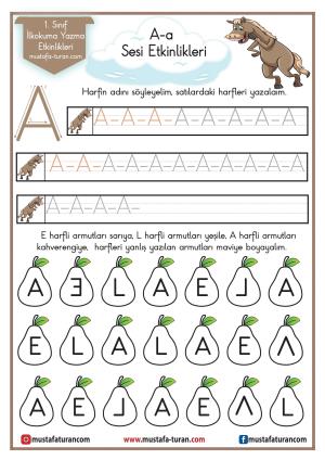 A- a Sound First Reading and Writing Activities