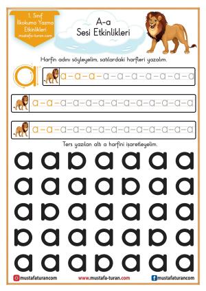 A- a Sound First Reading and Writing Activities