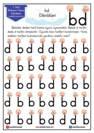 Erste Lese- und Schreibaktivitäten für den B-b-Ton