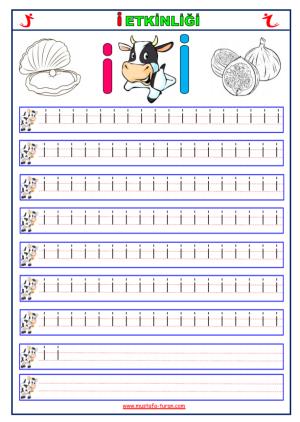 İ -i Sound First Reading and Writing Activities