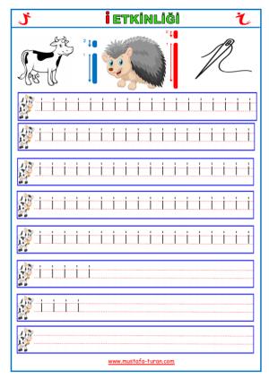 İ -i Sound First Reading and Writing Activities