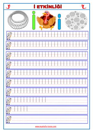 İ -i Sound First Reading and Writing Activities