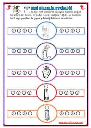 İ -i Sound First Reading and Writing Activities