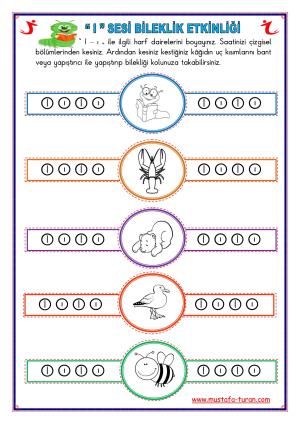 I-ı Sesi İlk Okuma Yazma Etkinlikleri