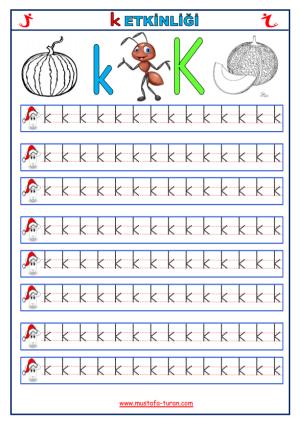 K - k Sound First Reading and Writing Activities