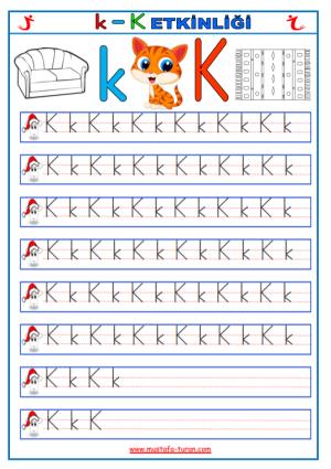 K - k Sound First Reading and Writing Activities