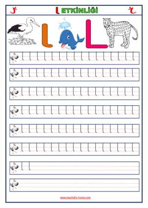 L-l Sound First Reading and Writing Activities