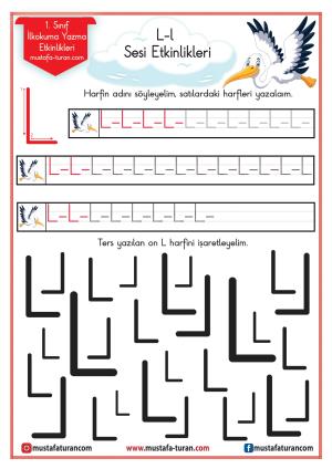 L-l Sound First Actividades de lectura y escritura