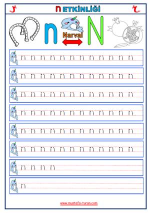 N - n Sound First Reading and Writing Activities