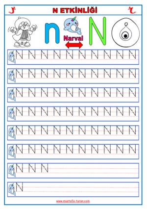 N - n Sound First Reading and Writing Activities