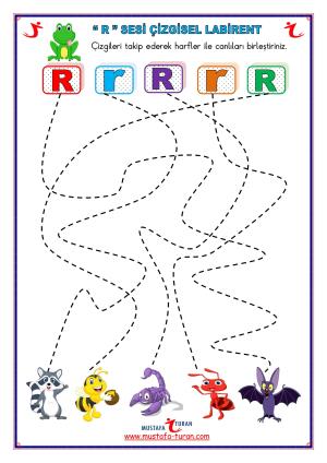 R - r Sound First Reading and Writing Activities