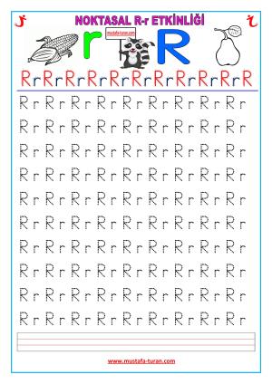 R - r Sesi İlk Okuma Yazma Etkinlikleri