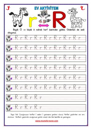 R - r Sound First Reading and Writing Activities