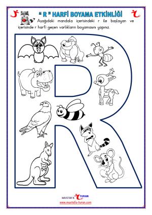 R - r Sound First Reading and Writing Activities