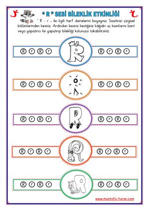 R - r Sound First Actividades de lectura y escritura