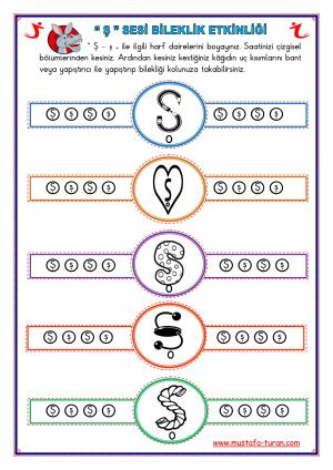 Ş-ş Sesi İlk Okuma Yazma Etkinlikleri