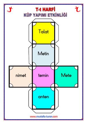 T-t Sesi İlk Okuma Yazma Etkinlikleri