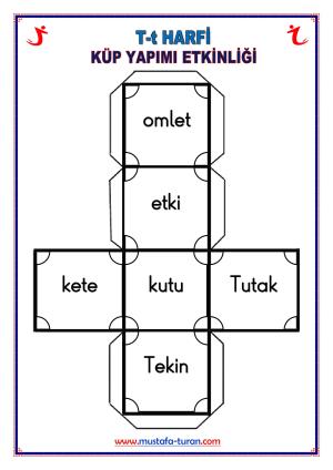 T-t Sesi İlk Okuma Yazma Etkinlikleri