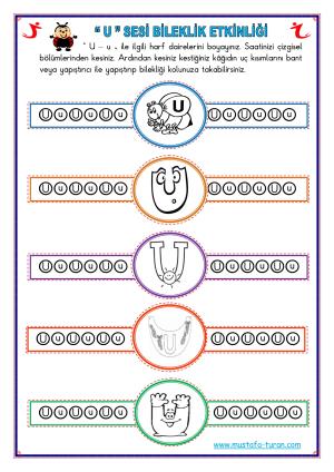 U - u Sound First Reading and Writing Activities