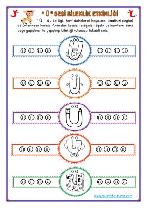 Ü-ü Sesi İlk Okuma Yazma Etkinlikleri