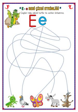 E - e Voice First Reading and Writing Activities