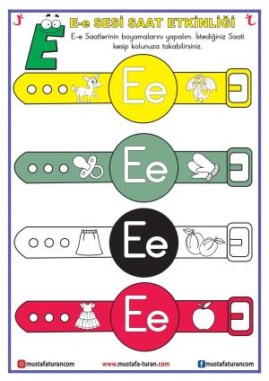 E - e Voice First Reading and Writing Activities