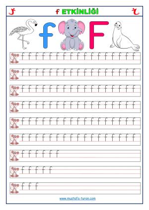 F - f Sound First Reading and Writing Activities