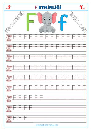 F - f Sound First Reading and Writing Activities