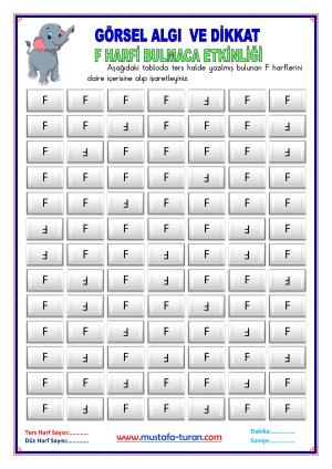 F - f Sound First Reading and Writing Activities