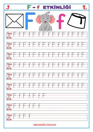 F - f Sound First Reading and Writing Activities