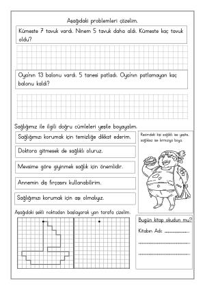 Hafta Sonu Çalışma Kağıtları ( Ödevleri )-2