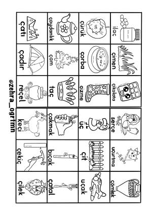 Ç Sesi Defter Dikte Etkinliği