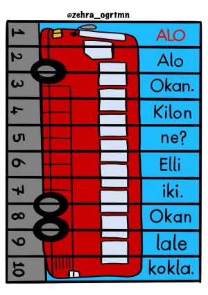 O Sesi Otobüs Puzzle Etkinliği