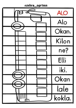 O Sesi Otobüs Puzzle Etkinliği