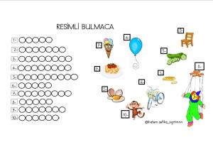 Resimli Bulmaca Etkinliği