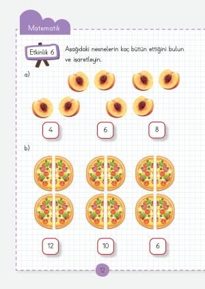 1. Sınıf Matematik Dersi Etkinlik Fasikülleri