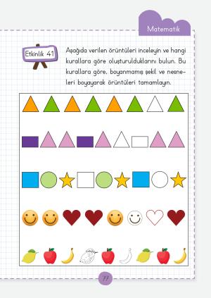 1. Sınıf Matematik Dersi Etkinlik Fasikülleri