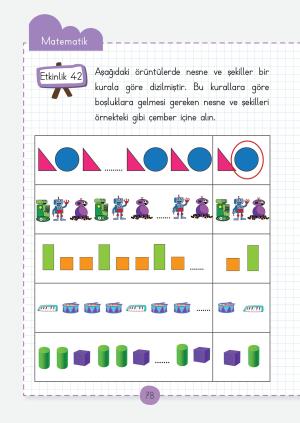 1. Sınıf Matematik Dersi Etkinlik Fasikülleri