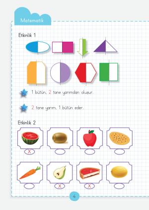 1. Sınıf Matematik Dersi Etkinlik Fasikülleri