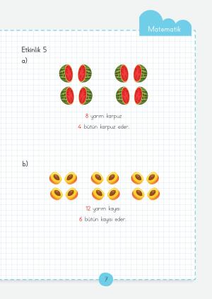 1. Sınıf Matematik Dersi Etkinlik Fasikülleri