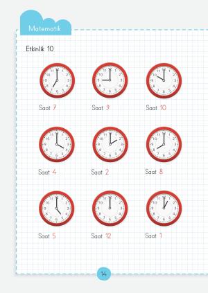 1. Sınıf Matematik Dersi Etkinlik Fasikülleri