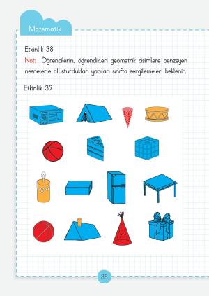 1. Sınıf Matematik Dersi Etkinlik Fasikülleri