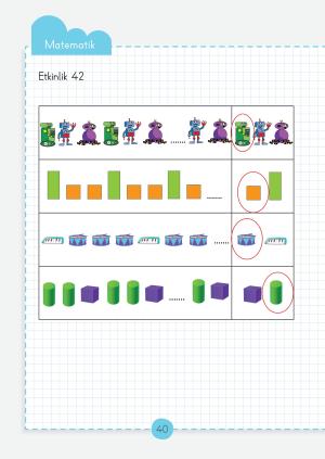 1. Sınıf Matematik Dersi Etkinlik Fasikülleri