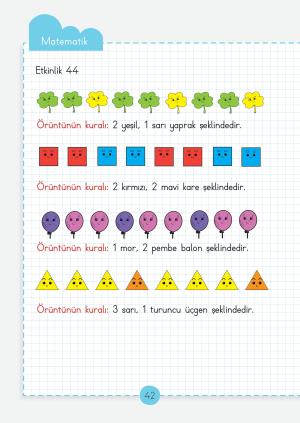 1. Sınıf Matematik Dersi Etkinlik Fasikülleri